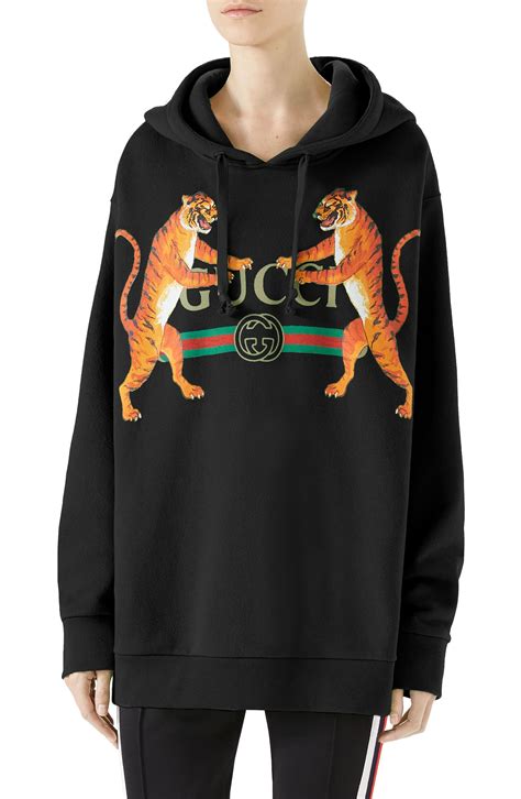 gucci tiger logo sweatshirt|gucci tiger brooch.